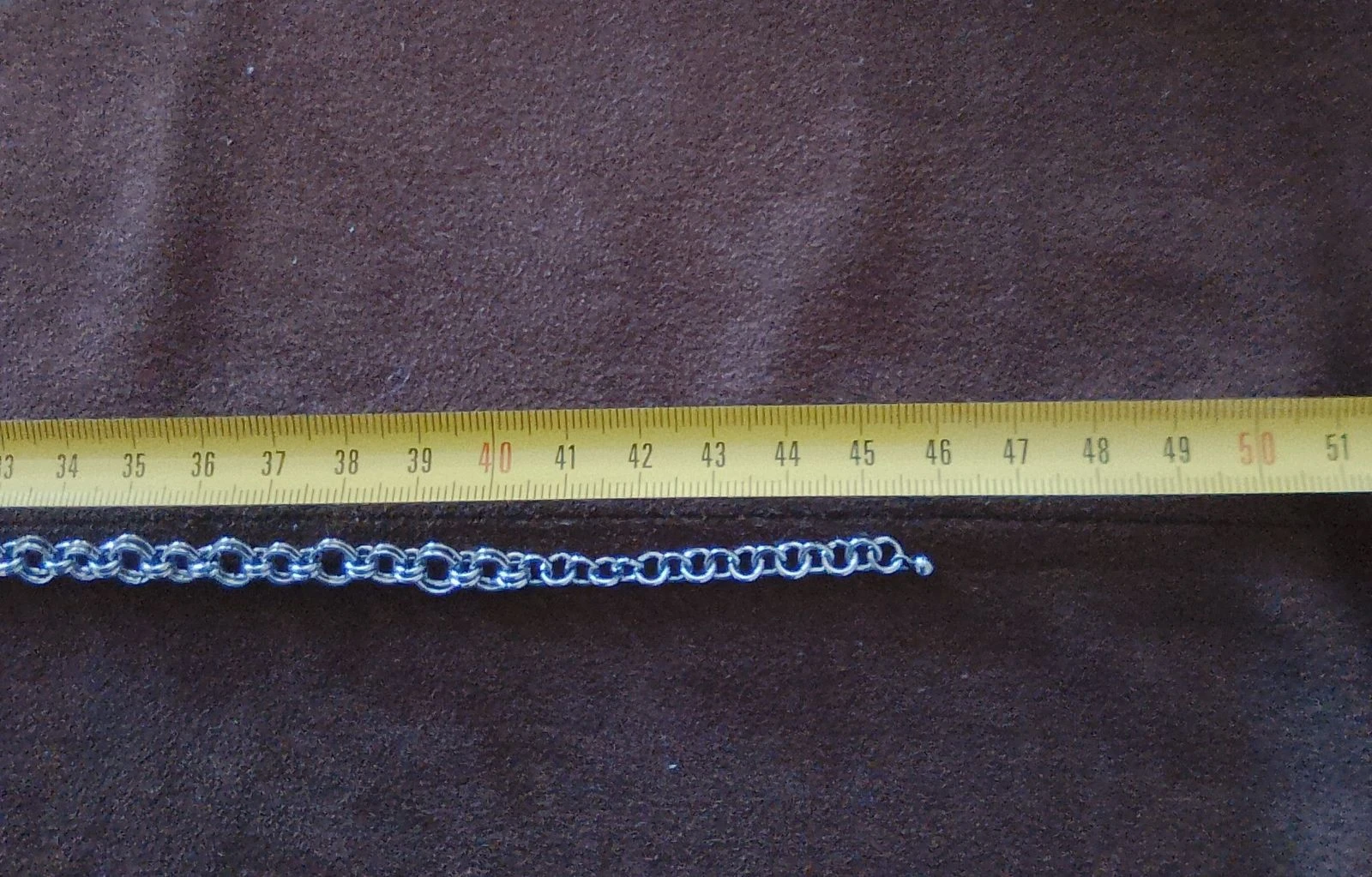 Minimalist Necklace with Japanese Chainmail Pendant Unisex – photo 7